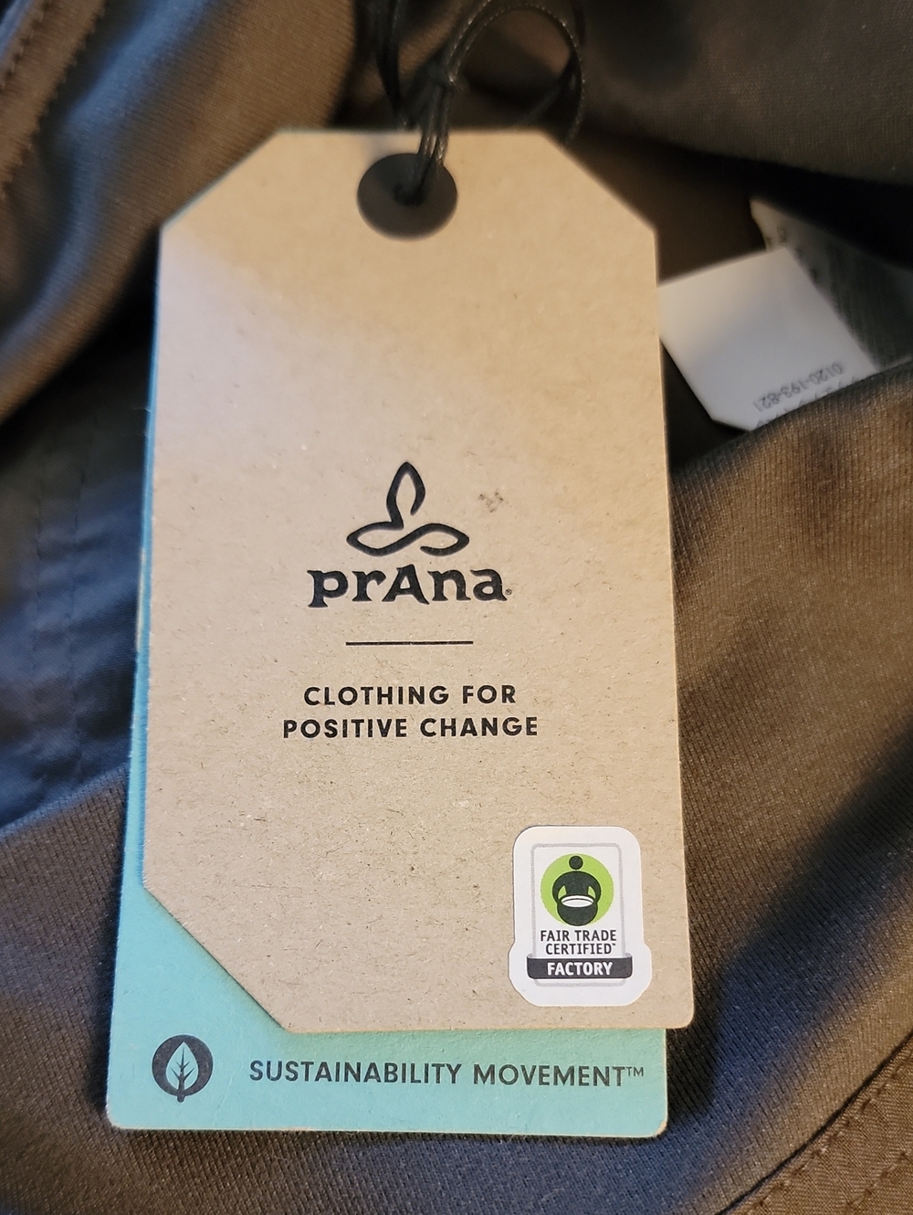 NWT Prana Olive Green Stretch Utility Athletic Shorts Size XL - Picture 9 of 9